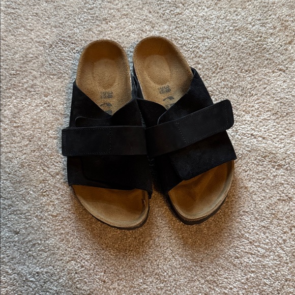 Birkenstock Kyoto Slide Sandal (Women) in Black - Picture 3 of 6